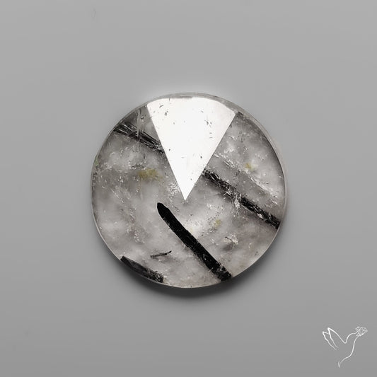 Step Cut Black Tourmalinated Quartz