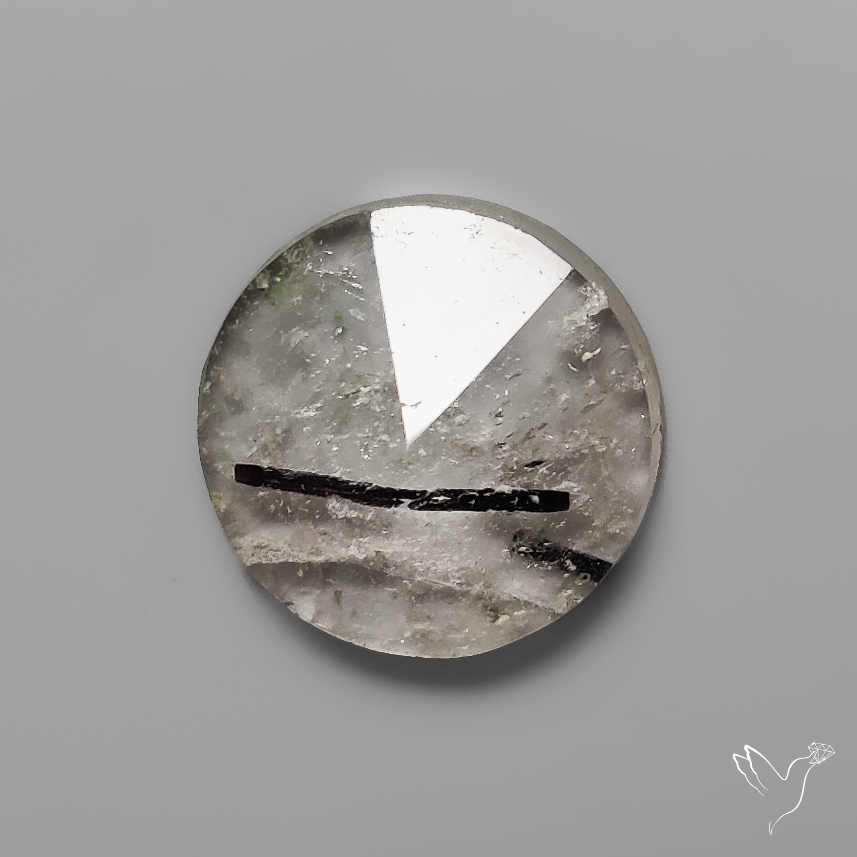 Step Cut Black Tourmalinated Quartz
