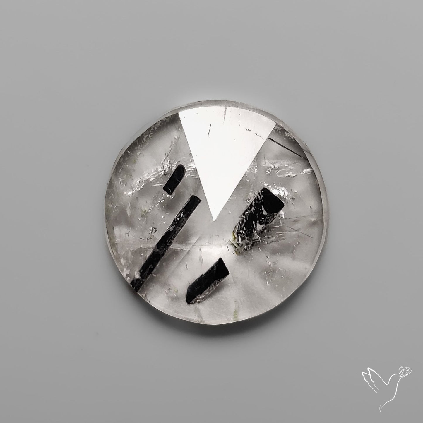 Step Cut Black Tourmalinated Quartz
