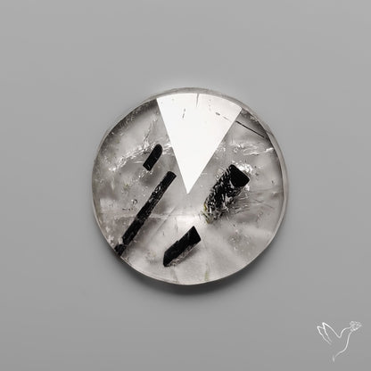 Step Cut Black Tourmalinated Quartz