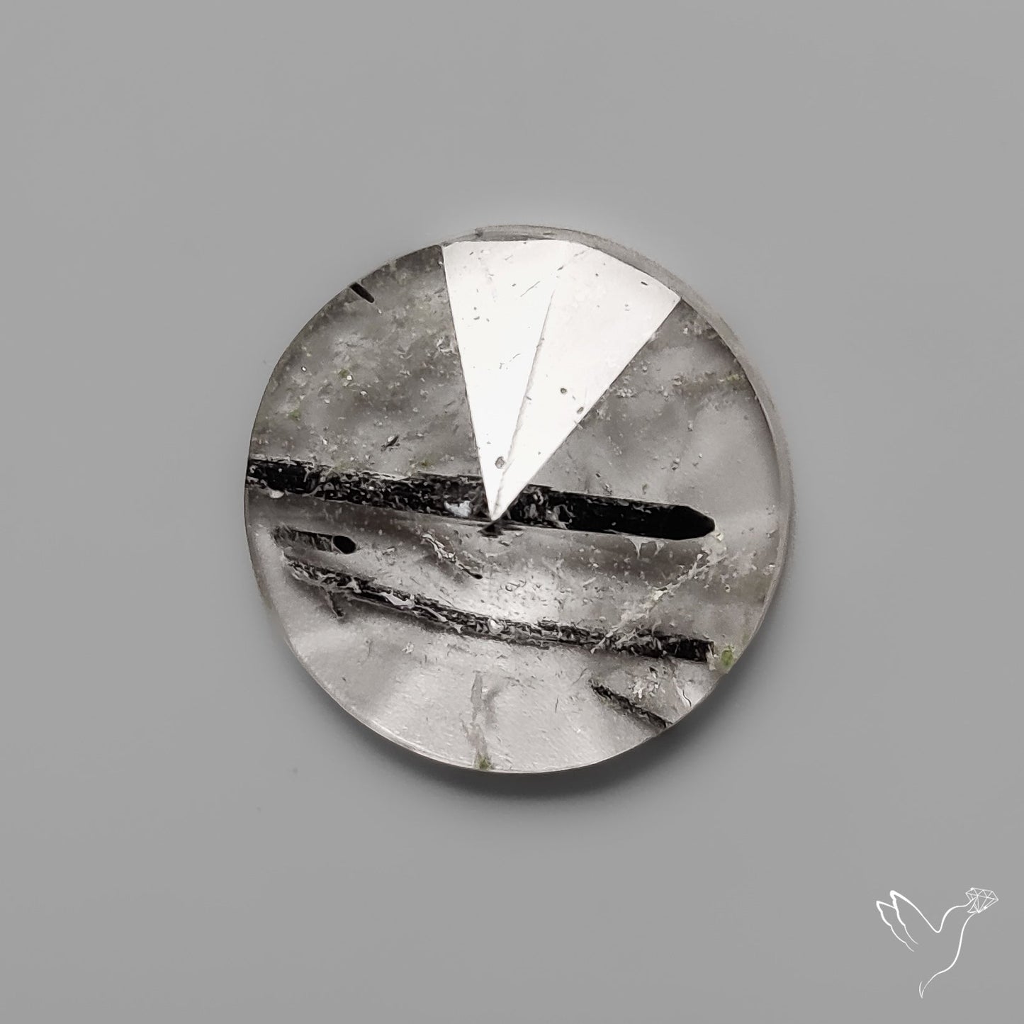 Step Cut Black Tourmalinated Quartz