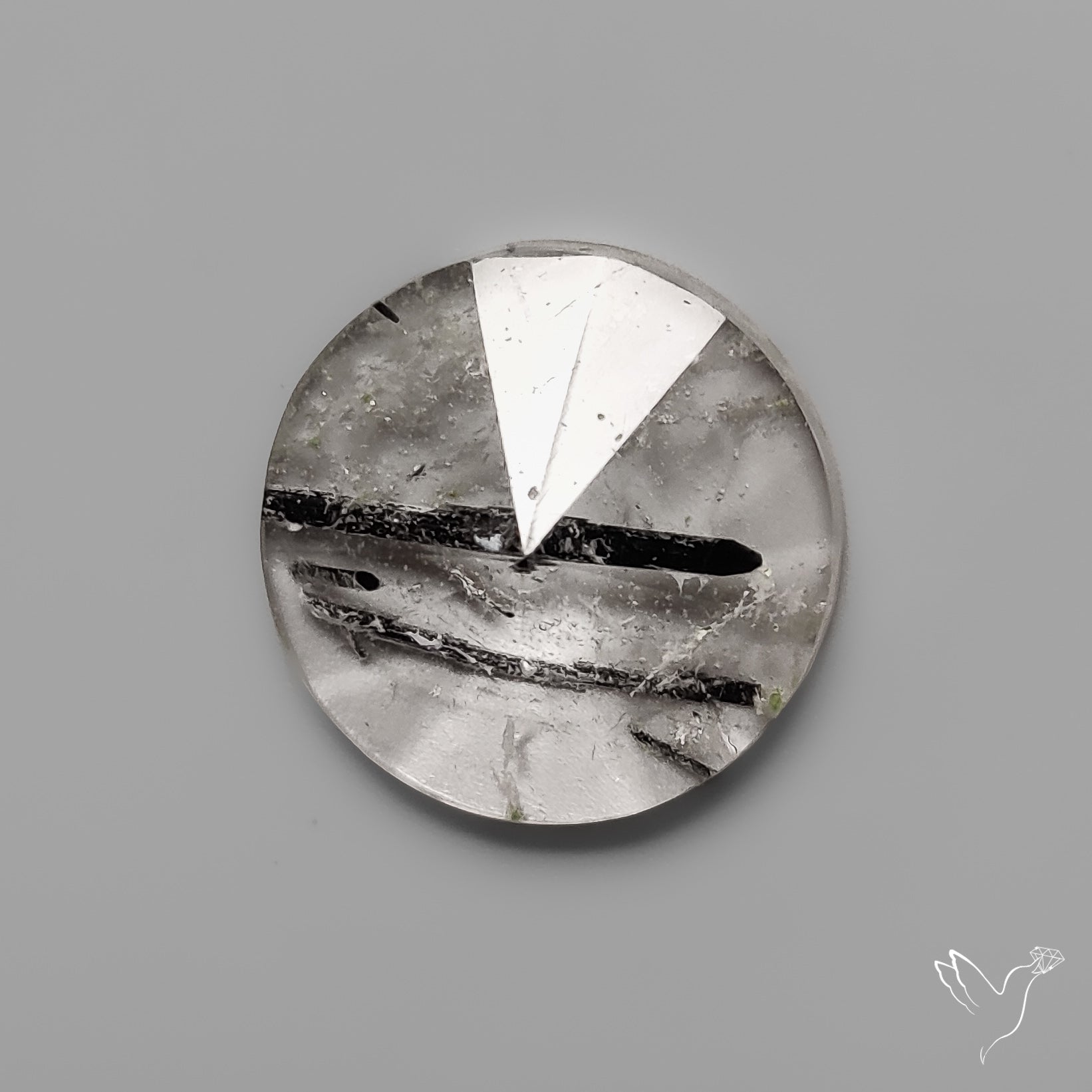 Step Cut Black Tourmalinated Quartz