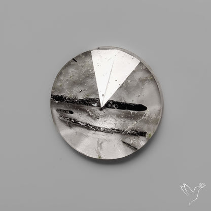 Step Cut Black Tourmalinated Quartz
