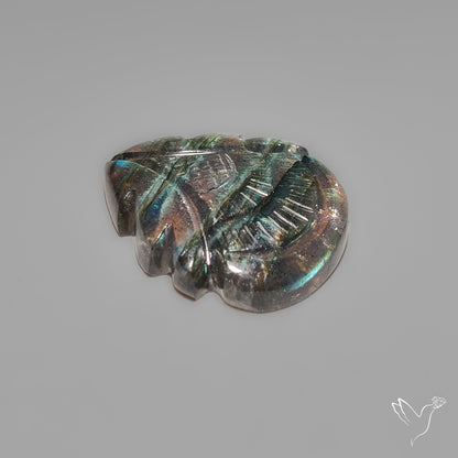Labradorite Mughal Carving
