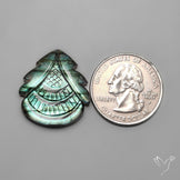 Labradorite Mughal Carving