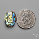 Labradorite Ganesha Carving