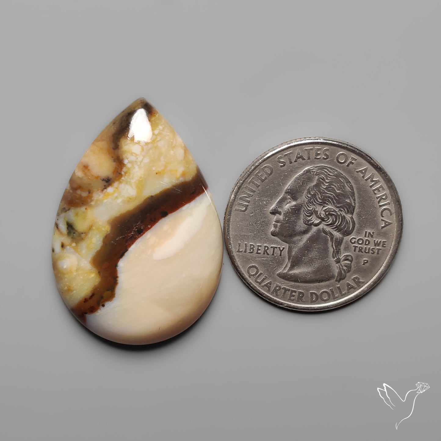 Polka Dot Agate Cabochon
