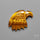 Tiger Eye Eagle Face Carving