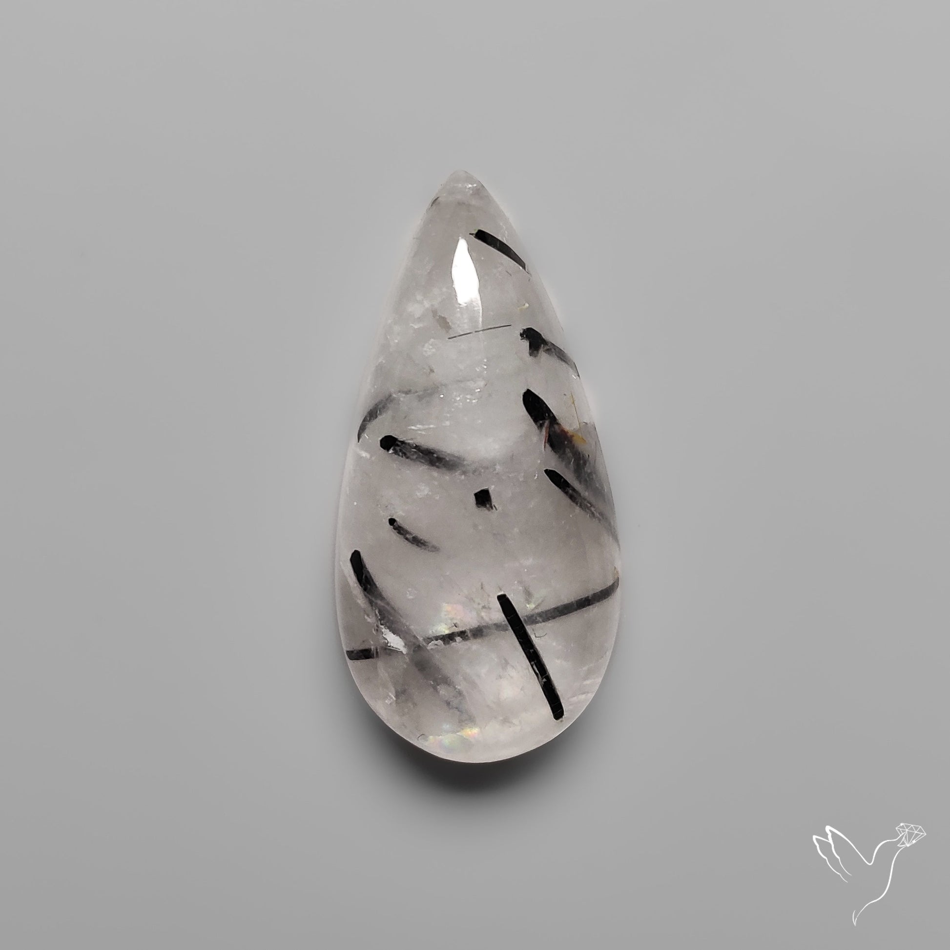 Black Tourmalinated Quartz