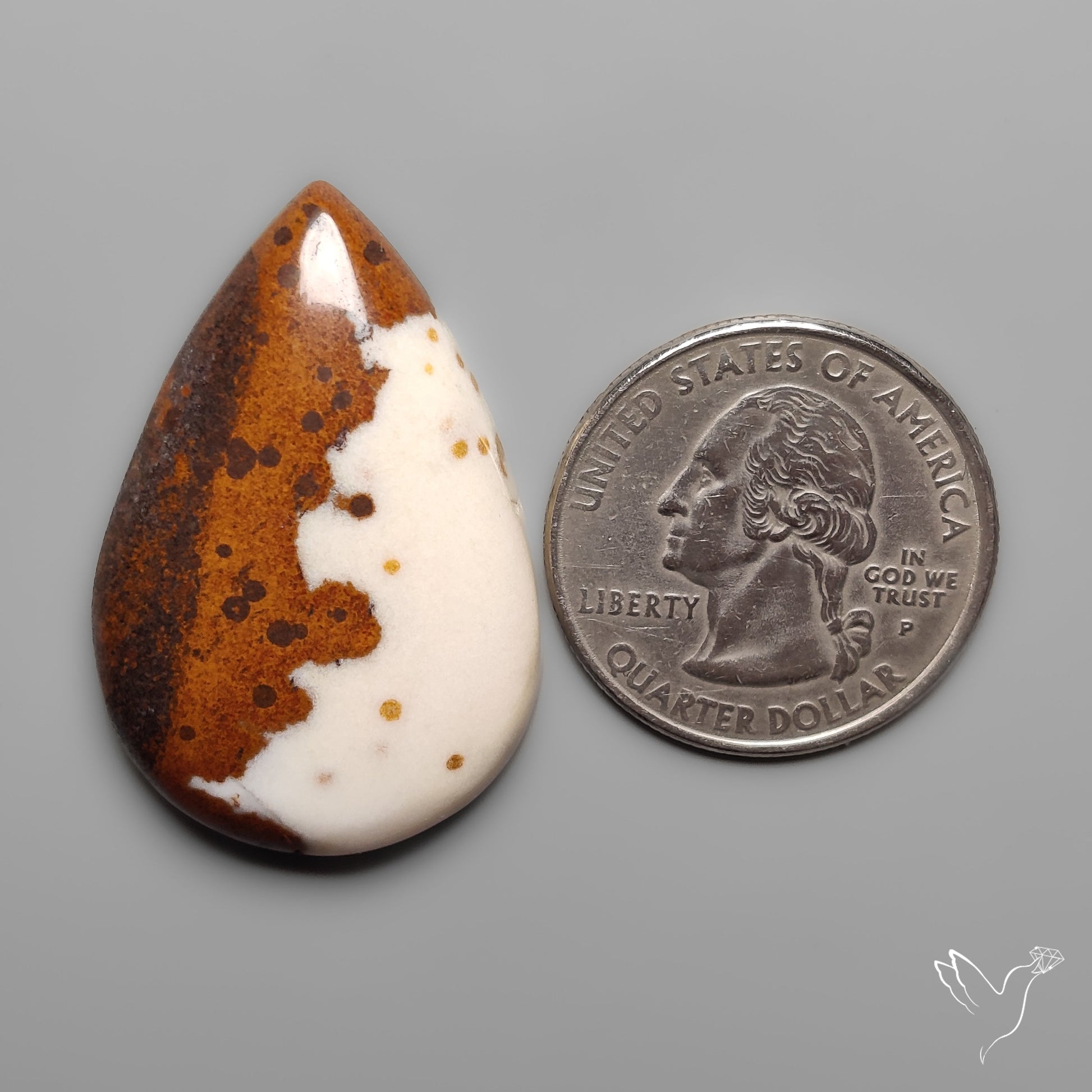 Polka Dot Agate Cabochon