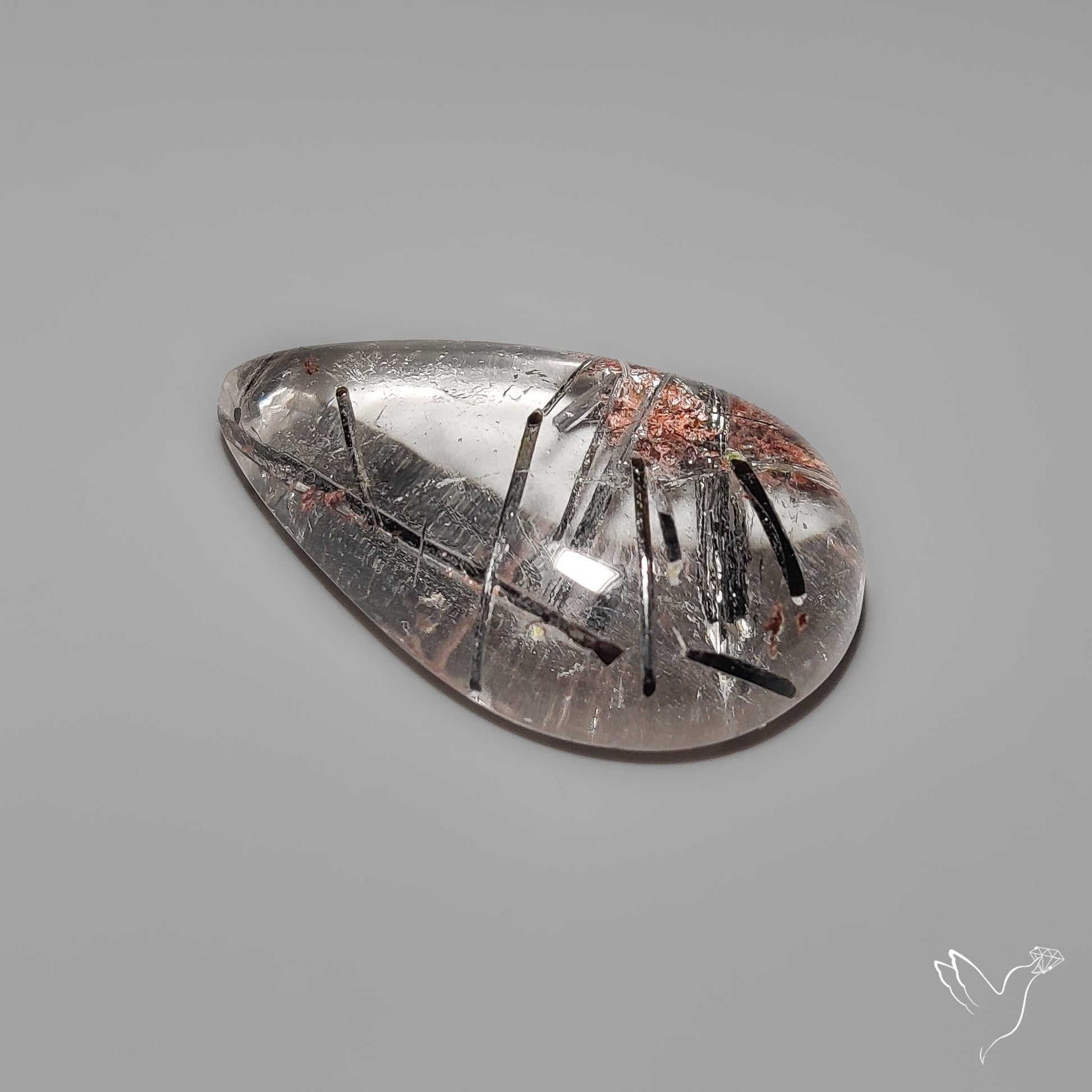 Black Tourmalinated Quartz