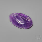 Amethyst Leaf Carving