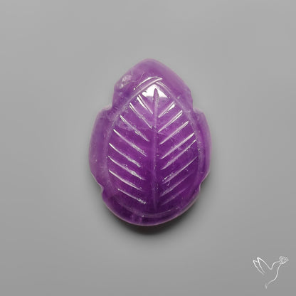 Amethyst Leaf Carving