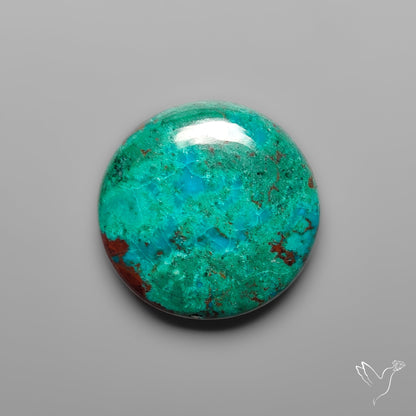 Peruvian Chrysocolla Round Cabochon