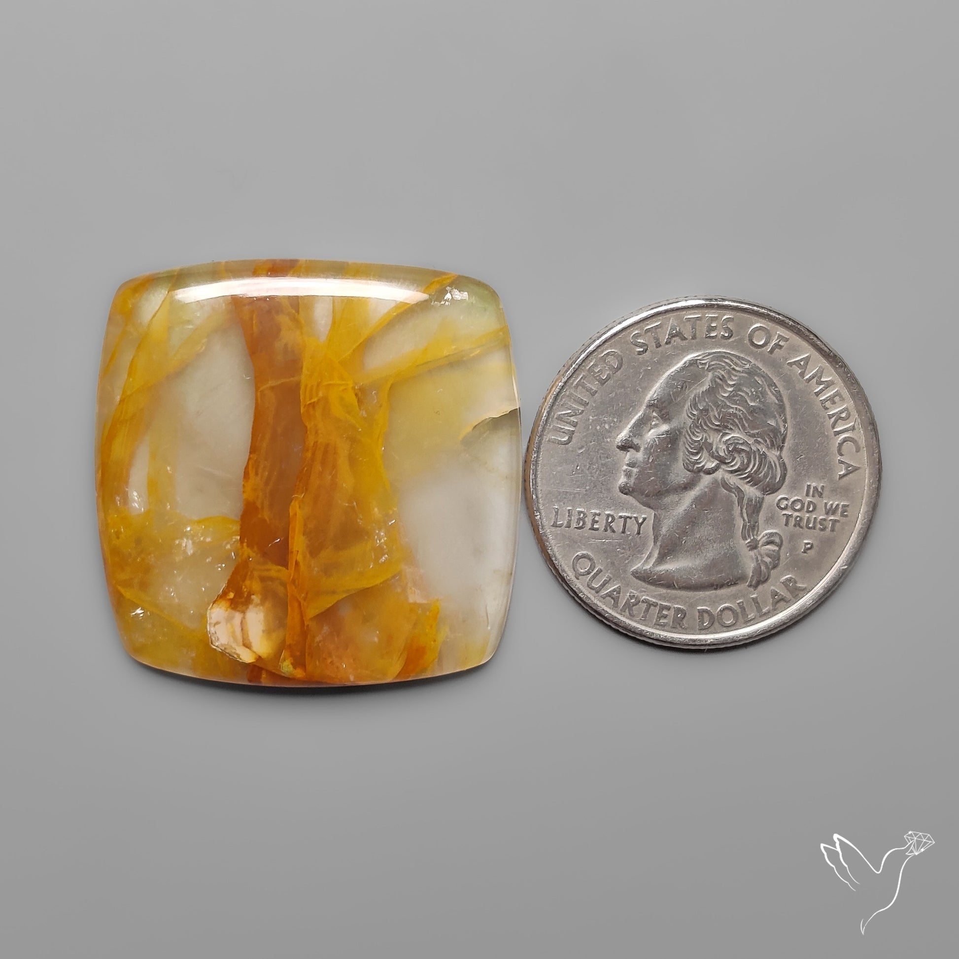 Golden Healer Quartz Cabochon