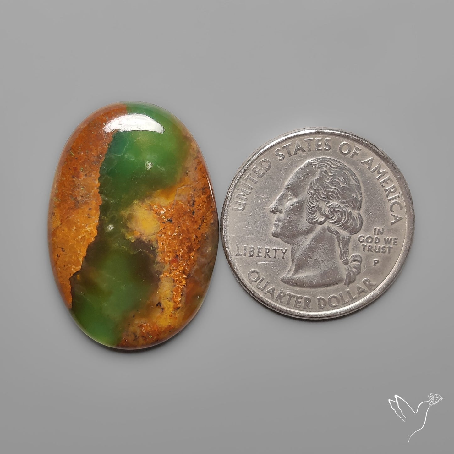 Deep Green Boulder Chrysoprase