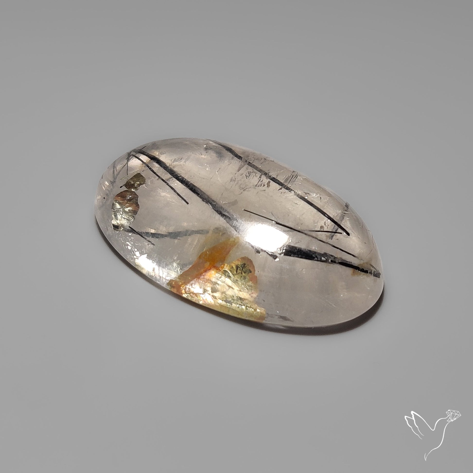 Black Tourmalinated Quartz