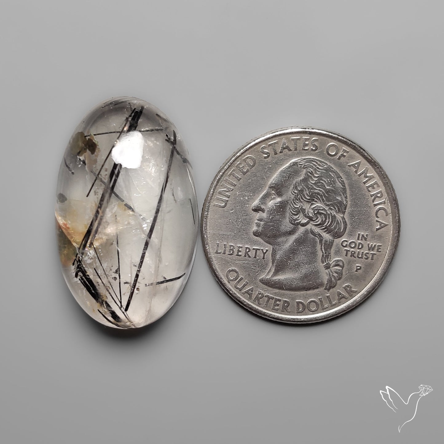 Black Tourmalinated Quartz