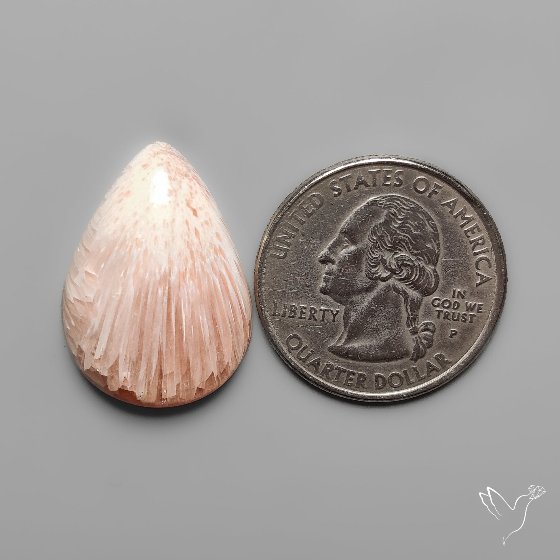 Pink Scolecite Cabochon