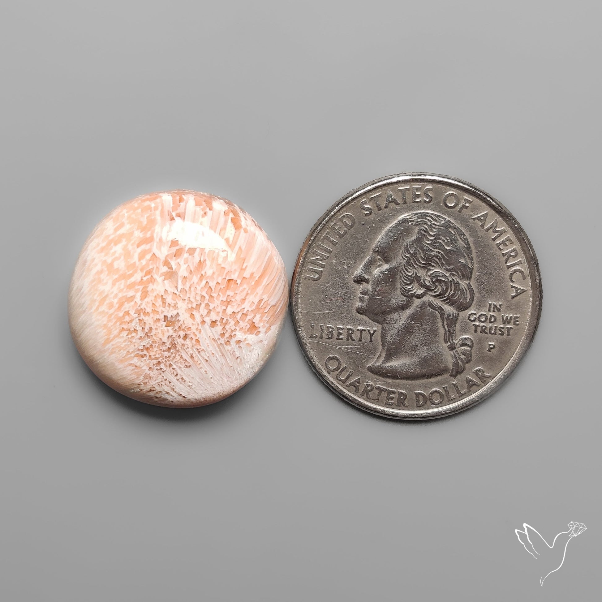 Pink Scolecite Cabochon