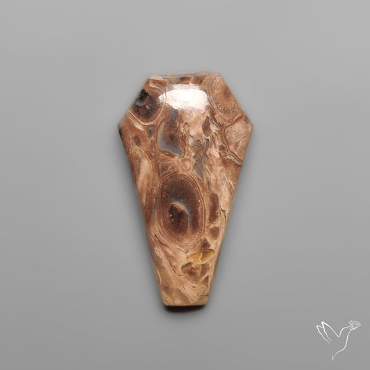 Indonesian Palmroot Agate Coffin
