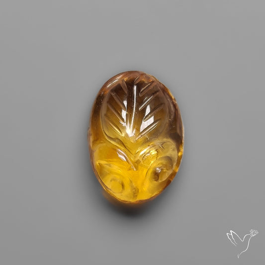 Citrine Mughal Carving