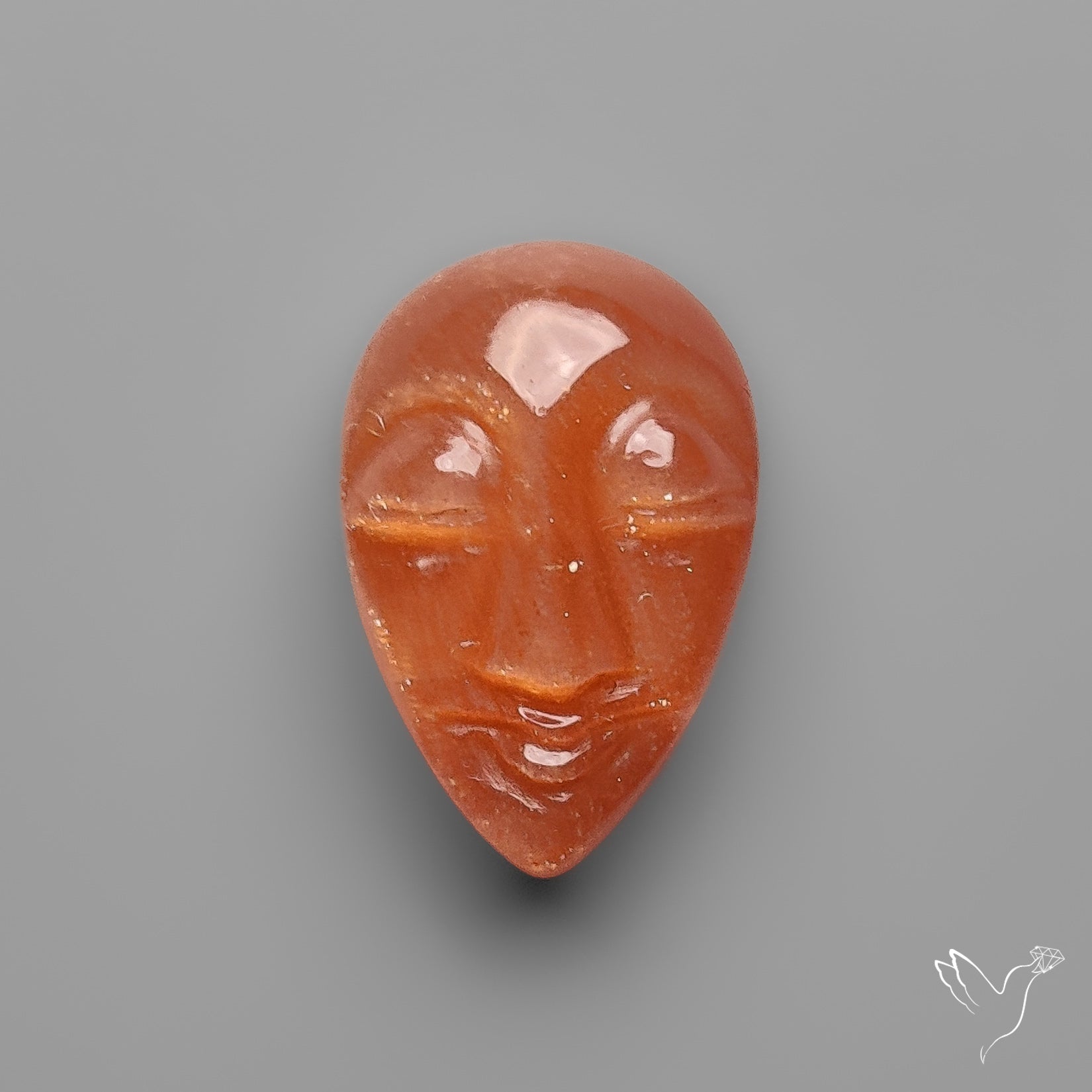 Sunstone Drop Moonface Carving