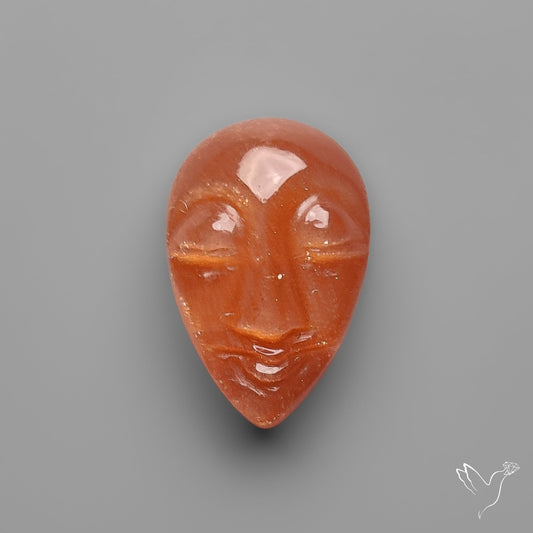 Sunstone Drop Moonface Carving