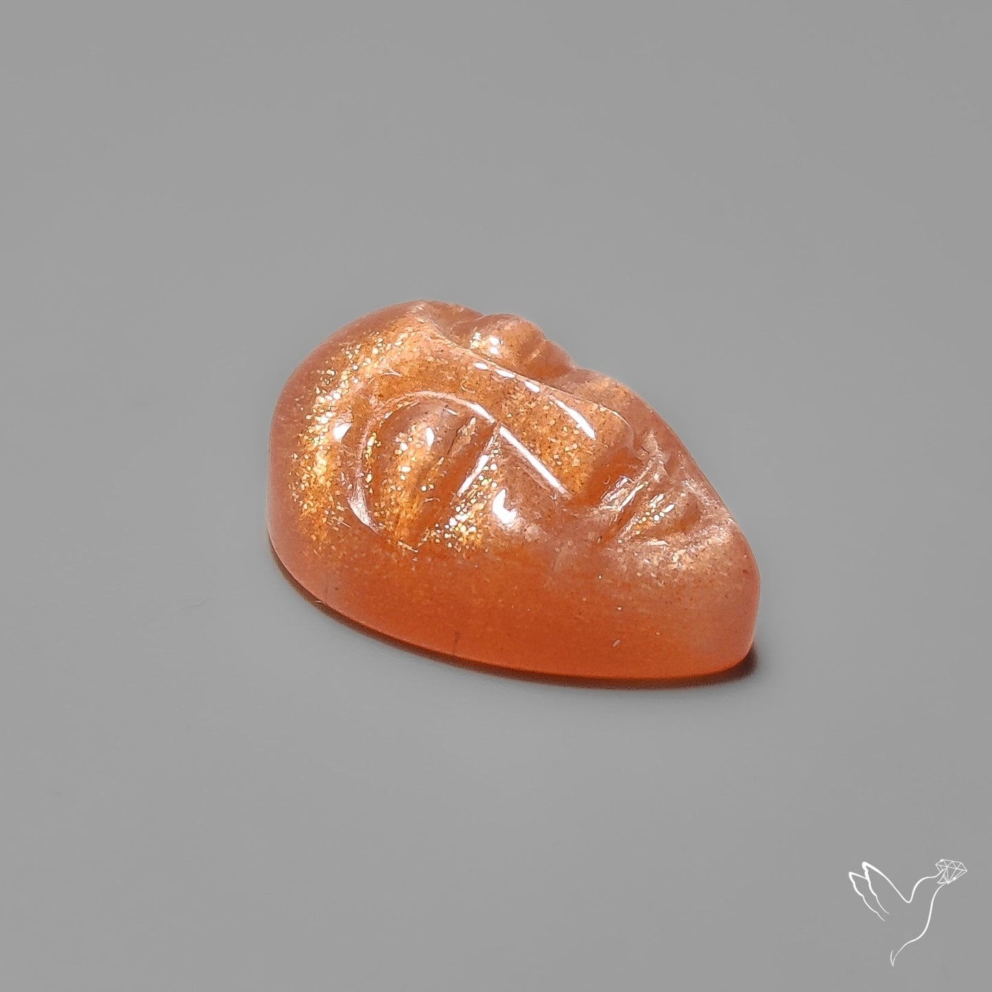 Sunstone Drop Moonface Carving