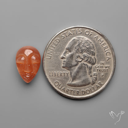 Sunstone Drop Moonface Carving