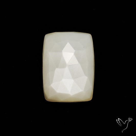 Rose Cut White Moonstone