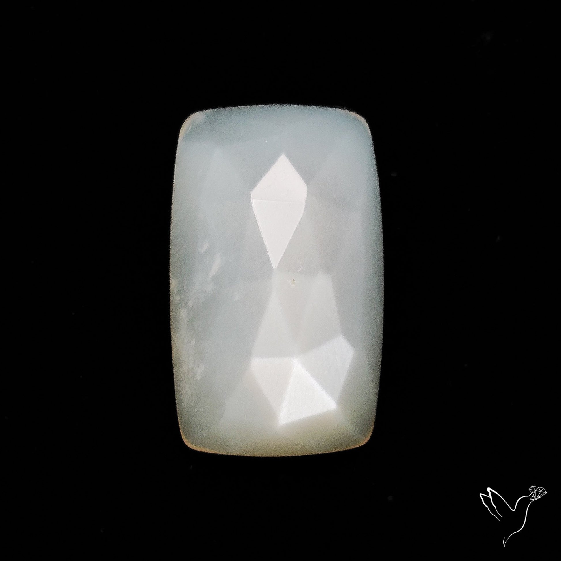 Rose Cut White Moonstone