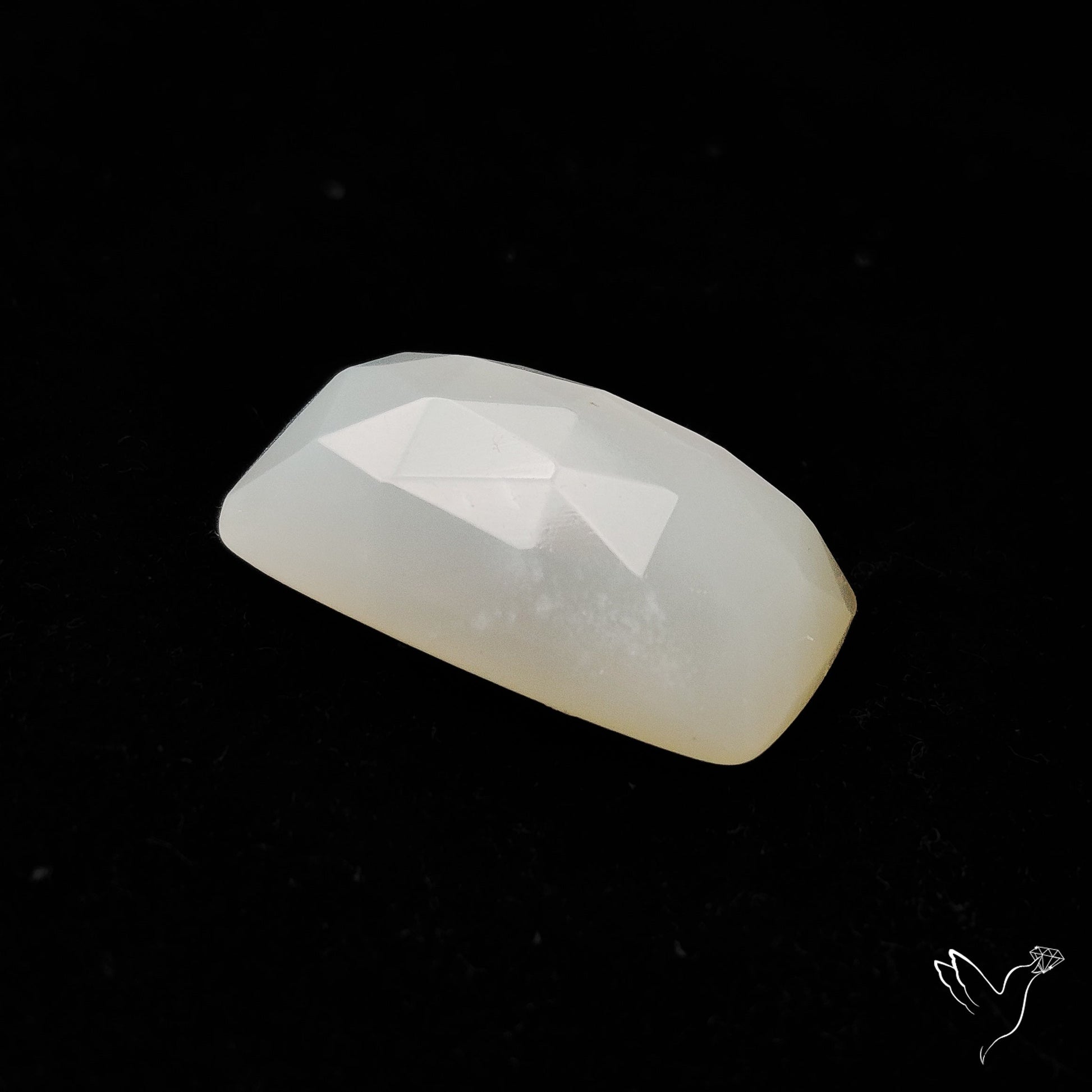 Rose Cut White Moonstone