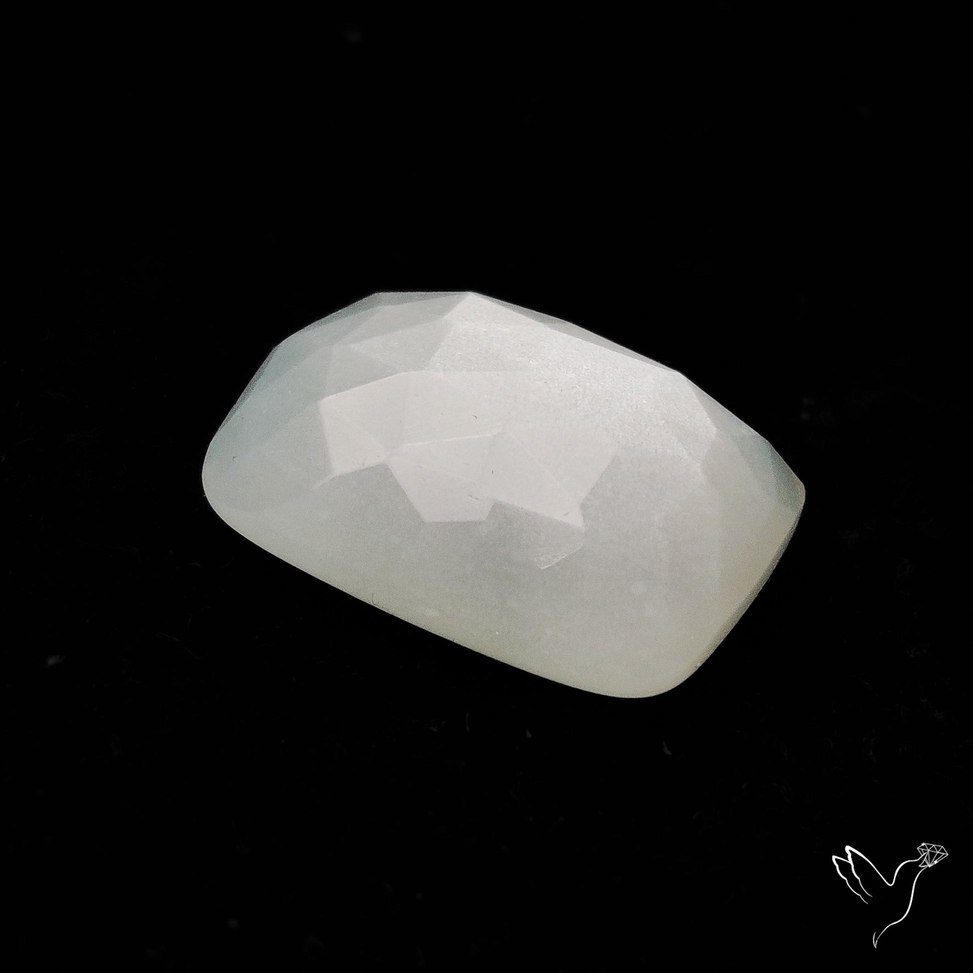 Rose Cut White Moonstone