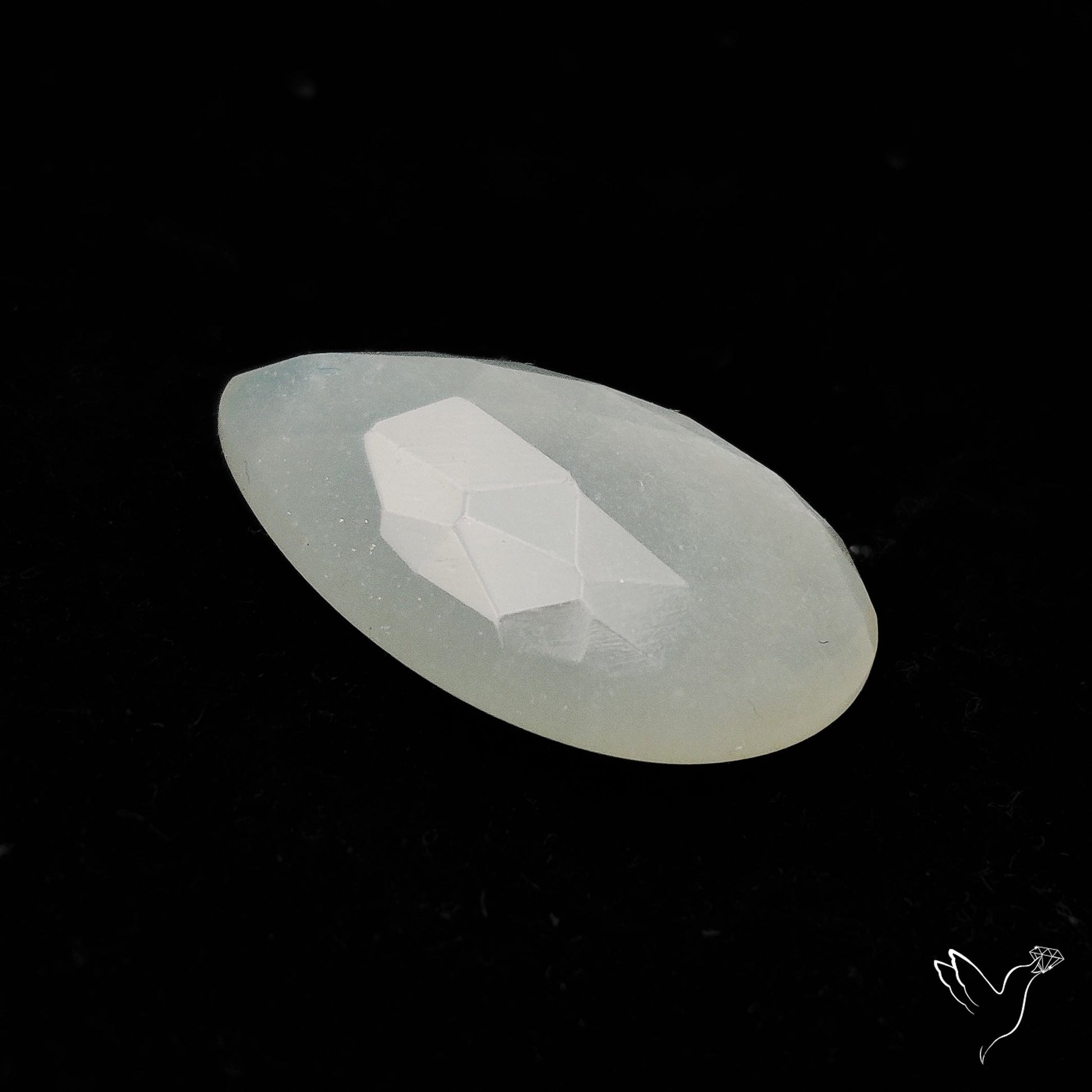 Rose Cut White Moonstone