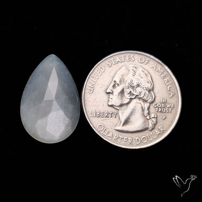 Rose Cut White Moonstone