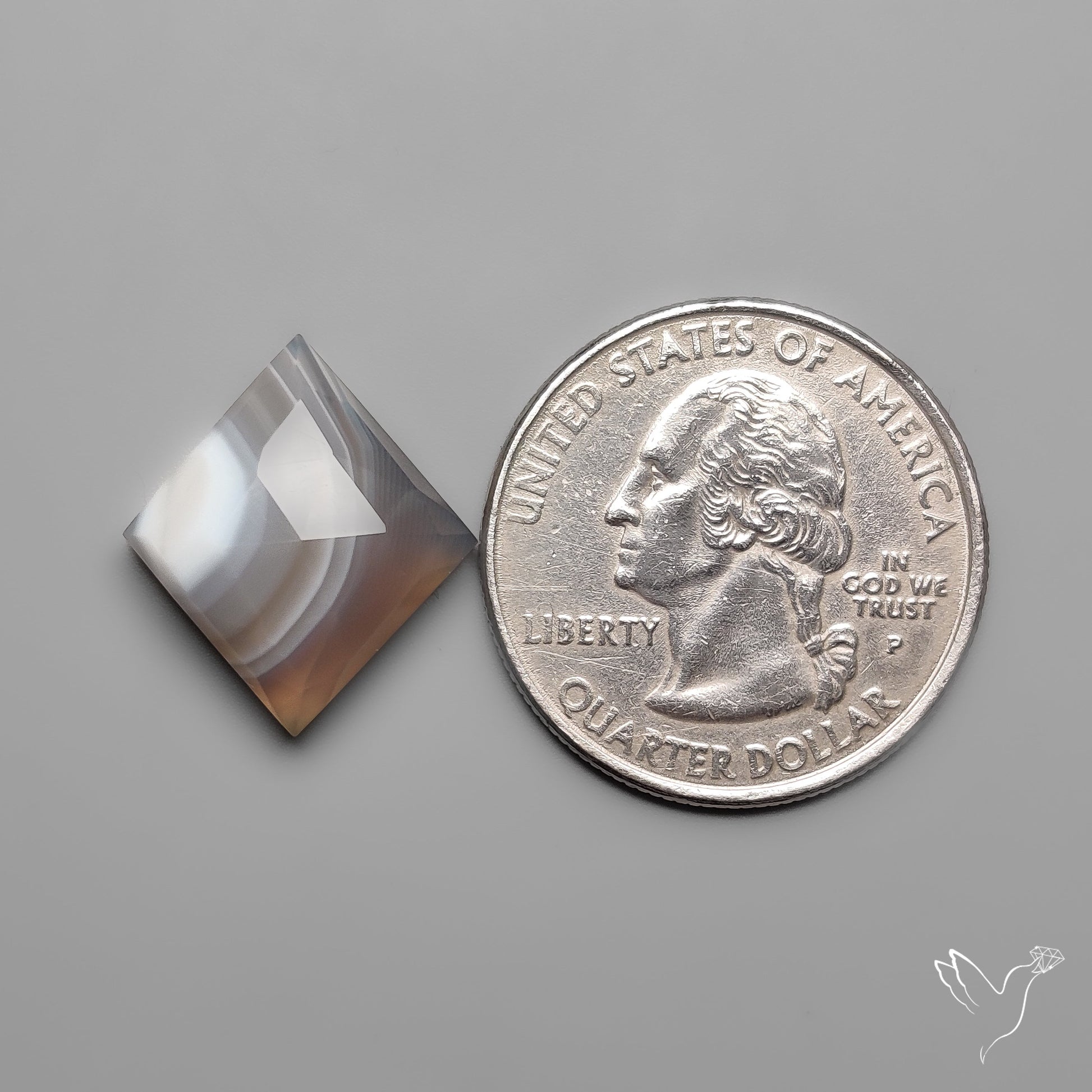 Rose Cut Botswana Agate