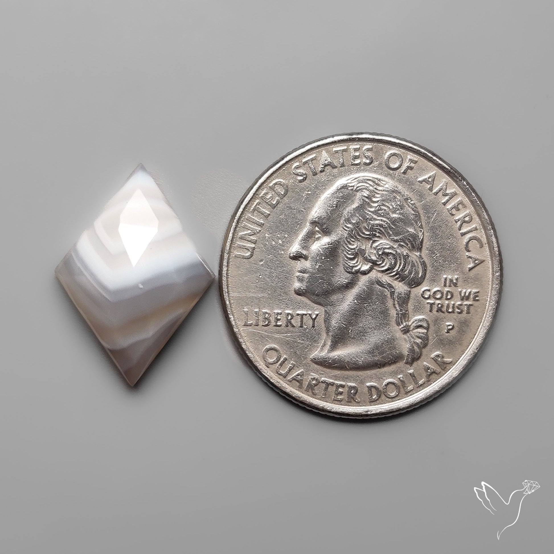 Rose Cut Botswana Agate
