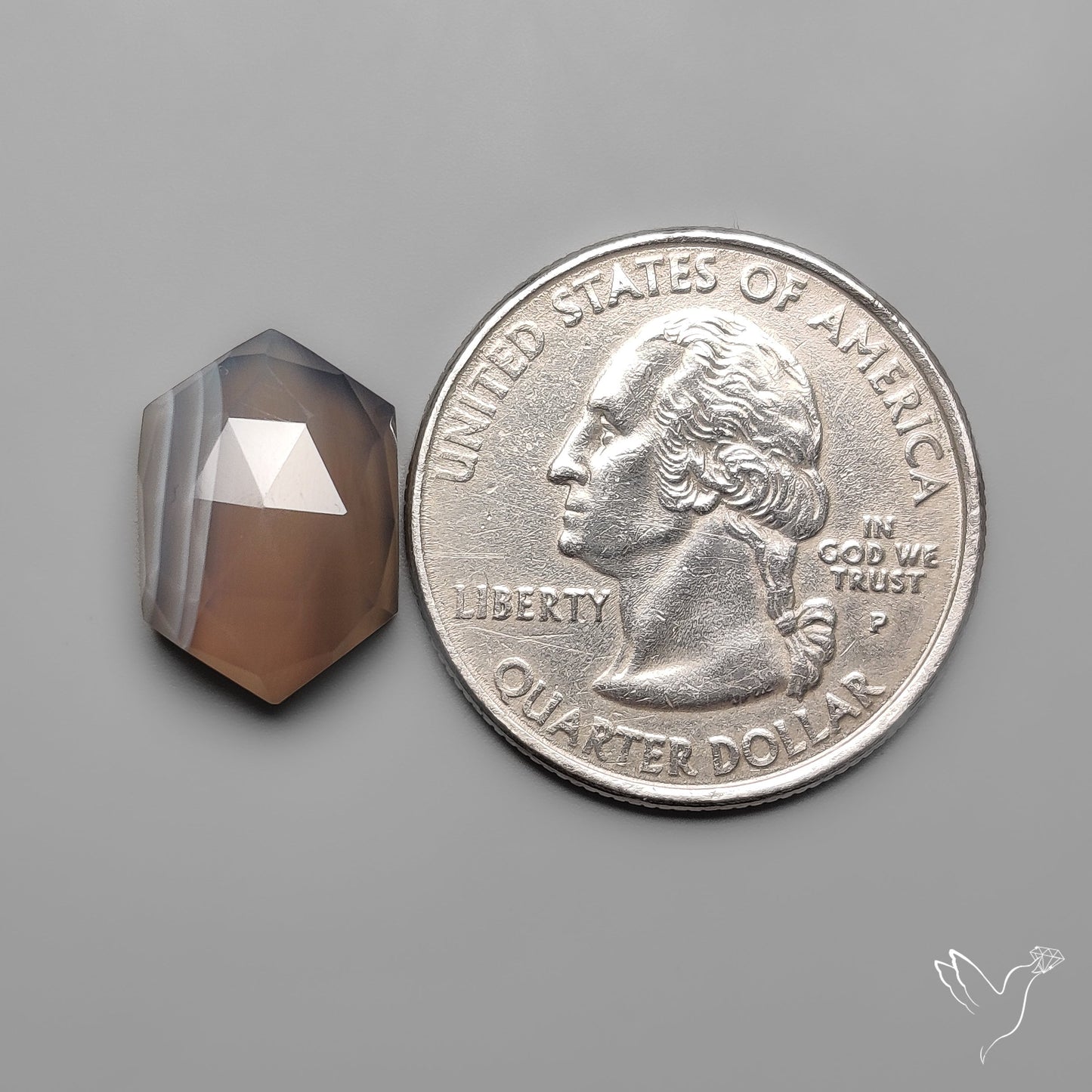 Rose Cut Botswana Agate