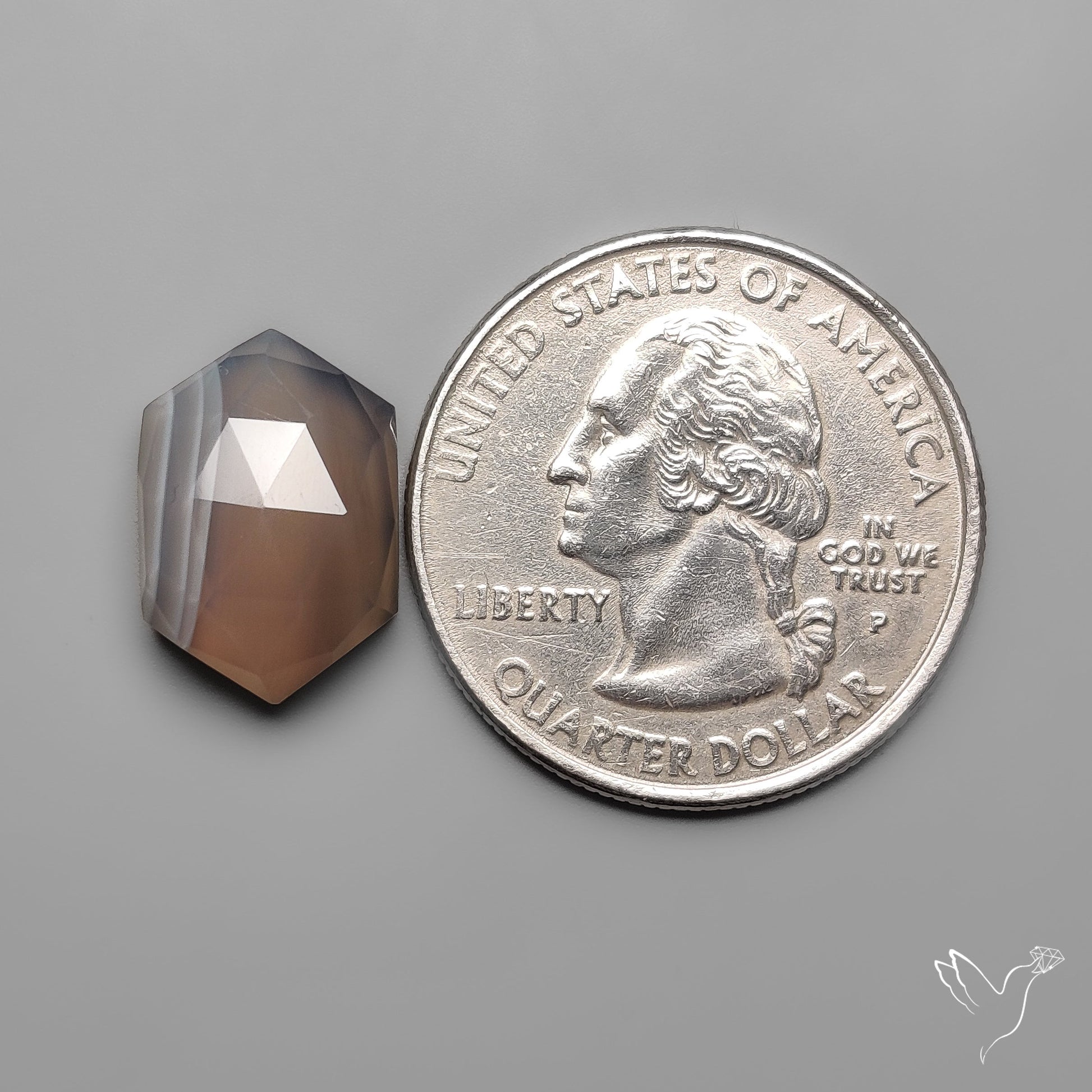 Rose Cut Botswana Agate