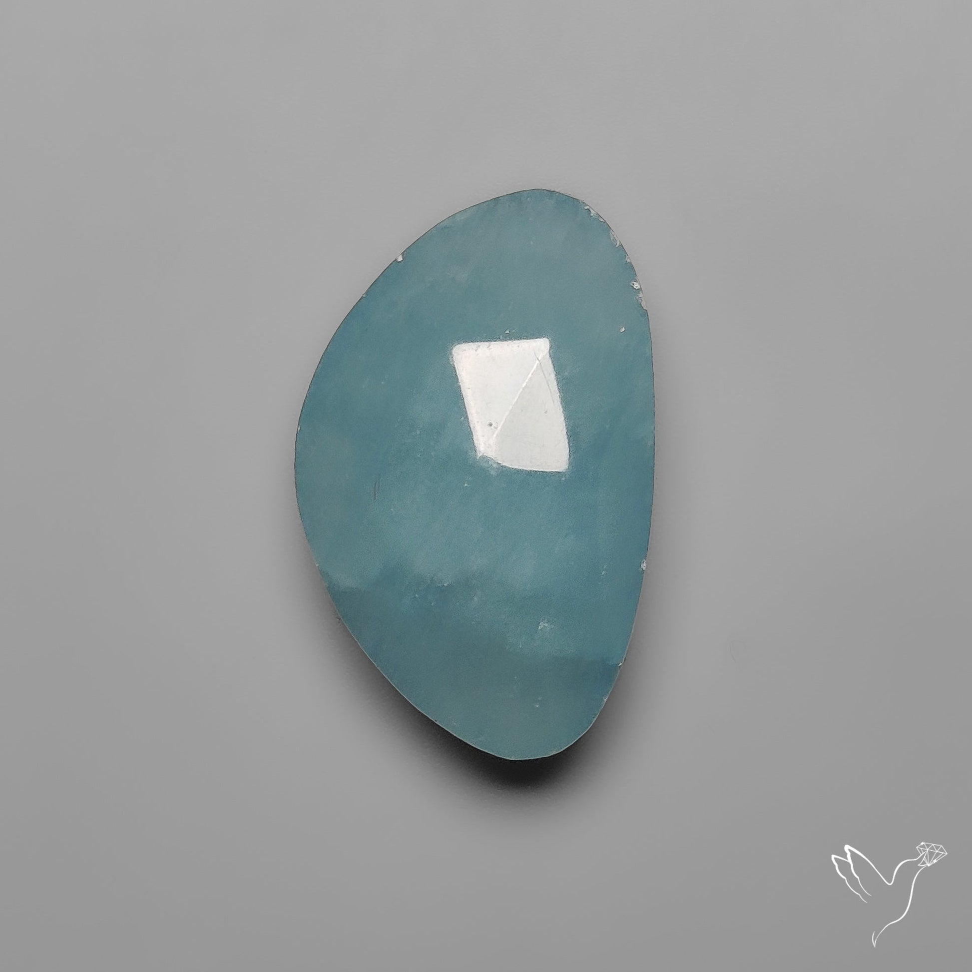 Rare Rose Cut Aqua Fluorite