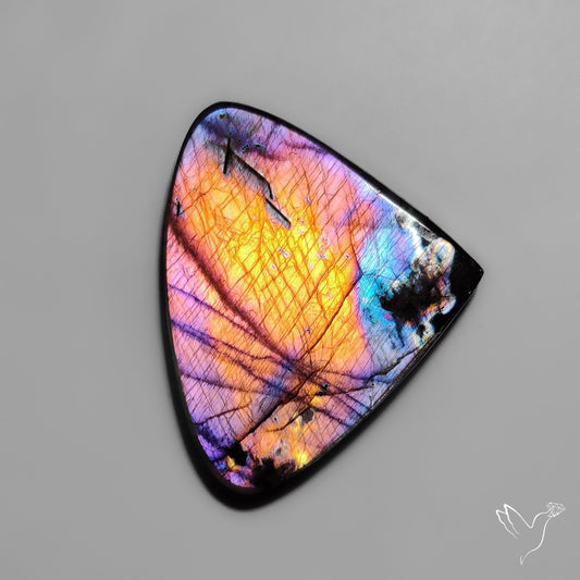 Purple Copper Spectrolite Cabochon