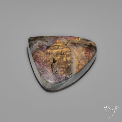Purple Copper Spectrolite Cabochon
