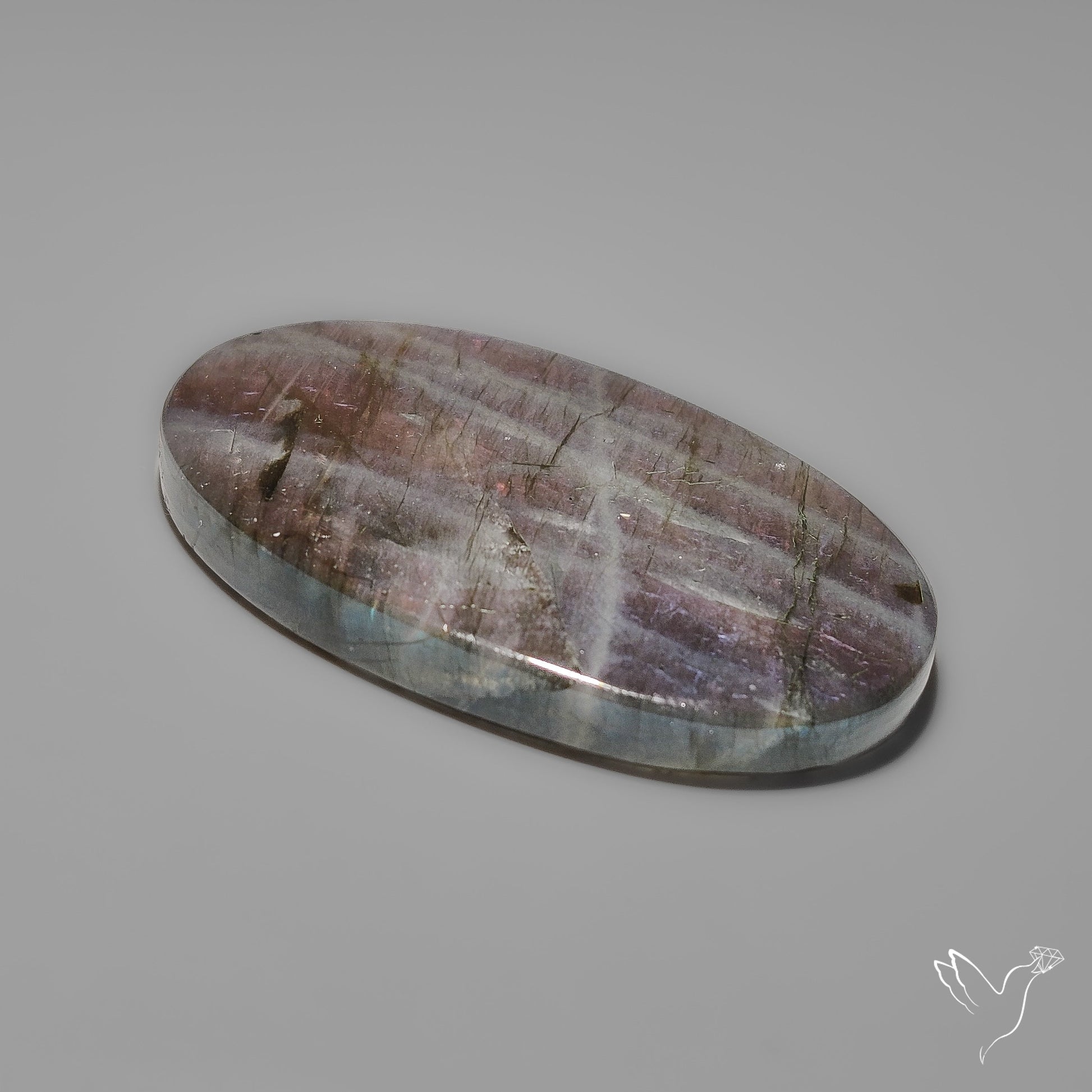 Purple Spectrolite Cabochon