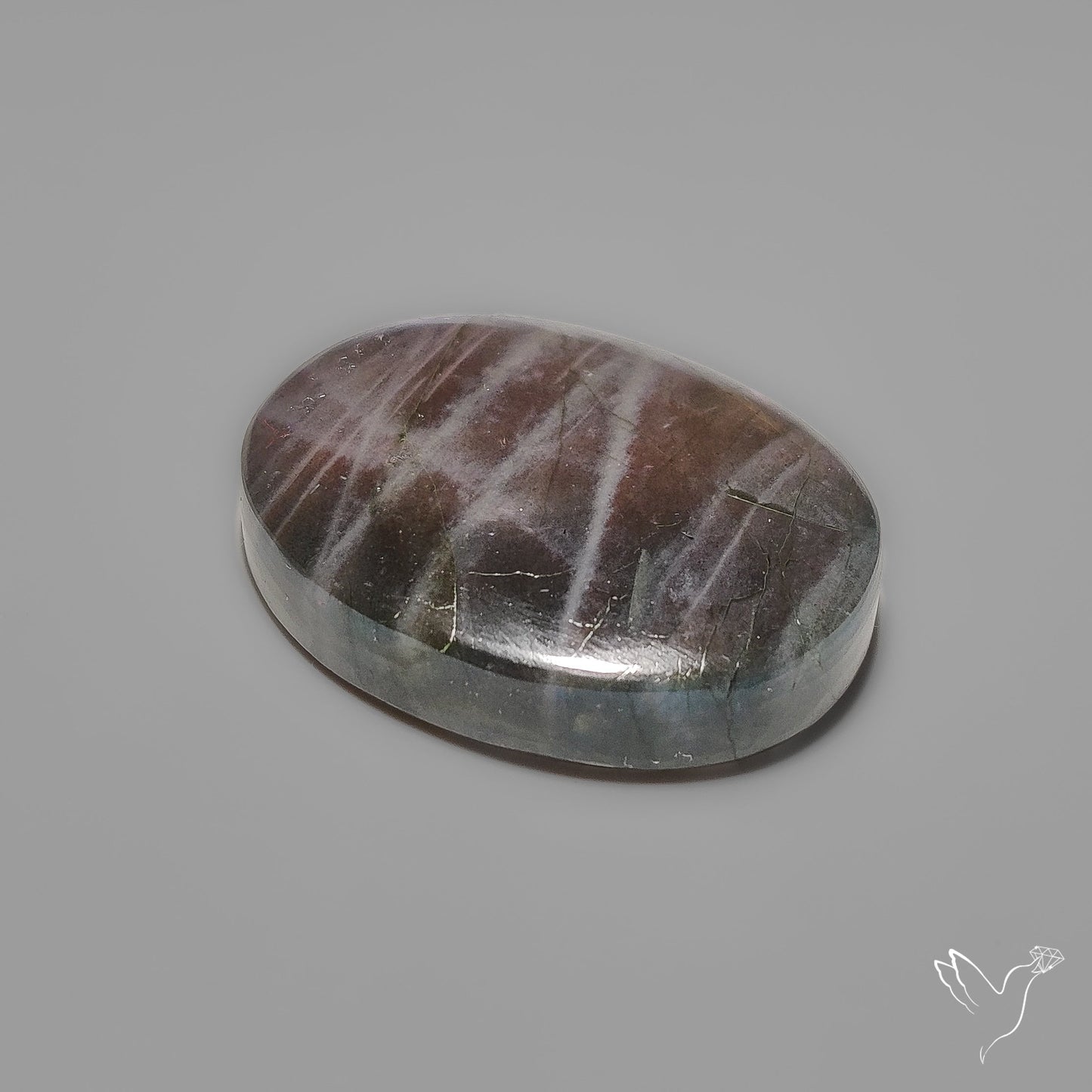 Purple Spectrolite Cabochon