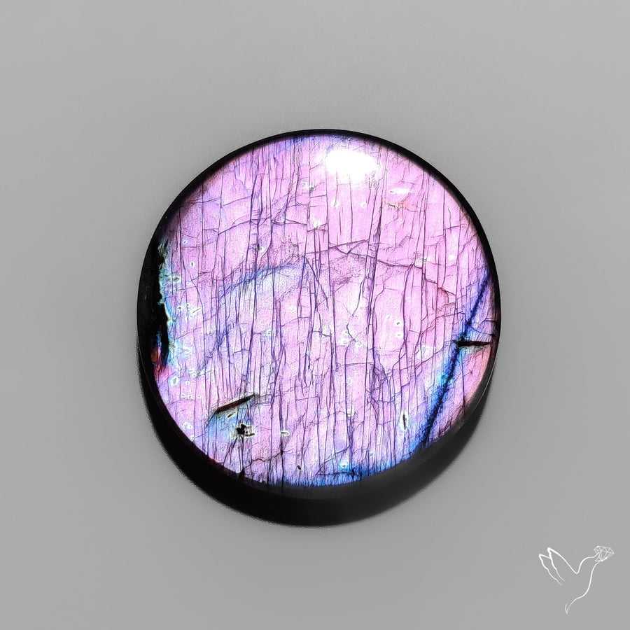 Purple Spectrolite Cabochon