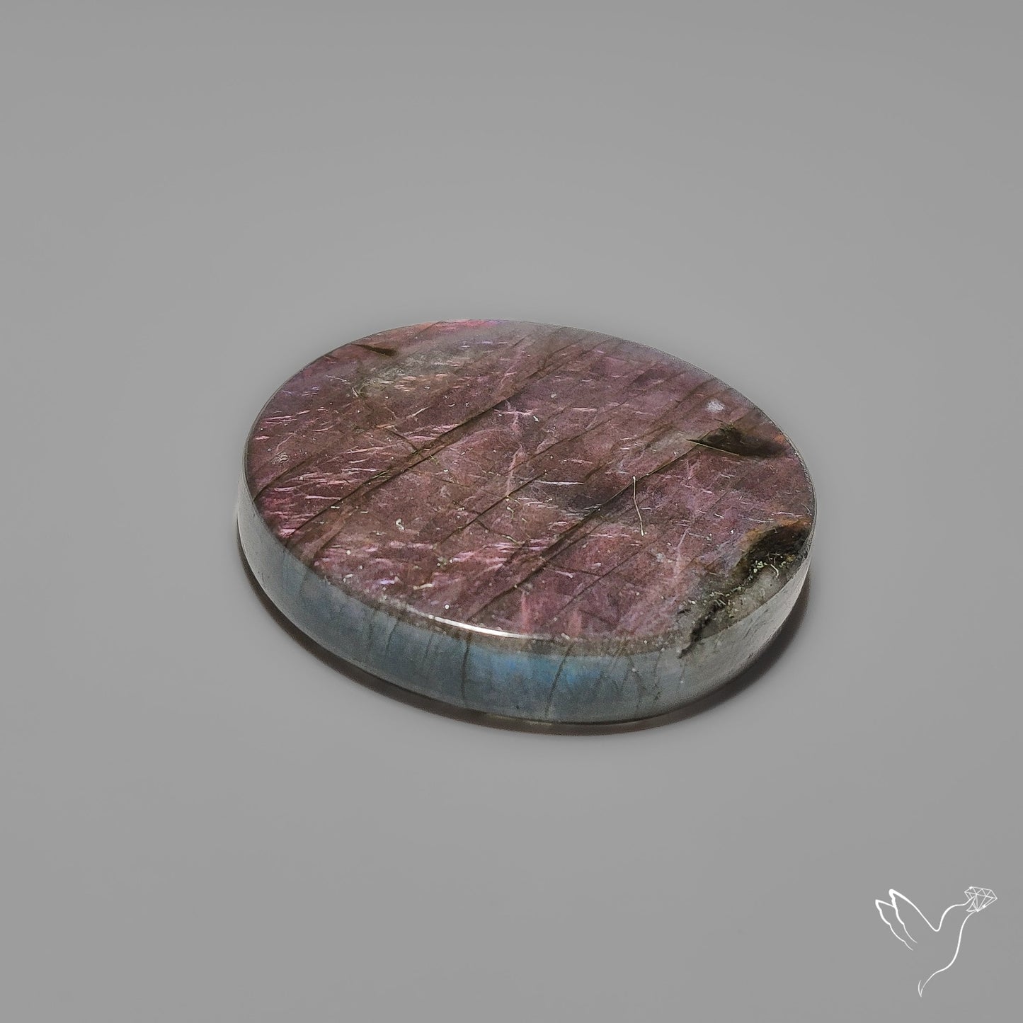 Purple Spectrolite Cabochon