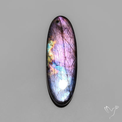 Purple Spectrolite Cabochon