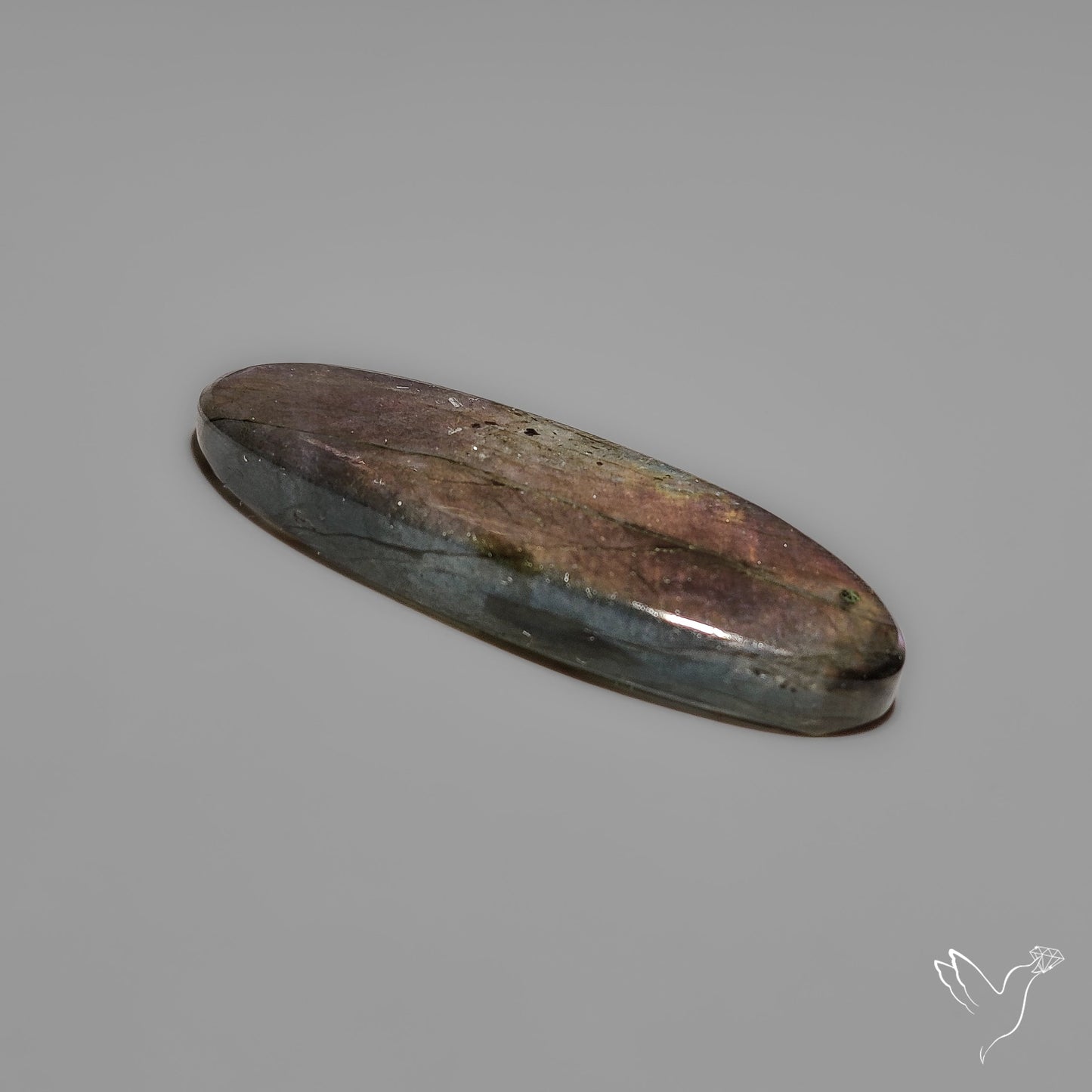 Purple Spectrolite Cabochon