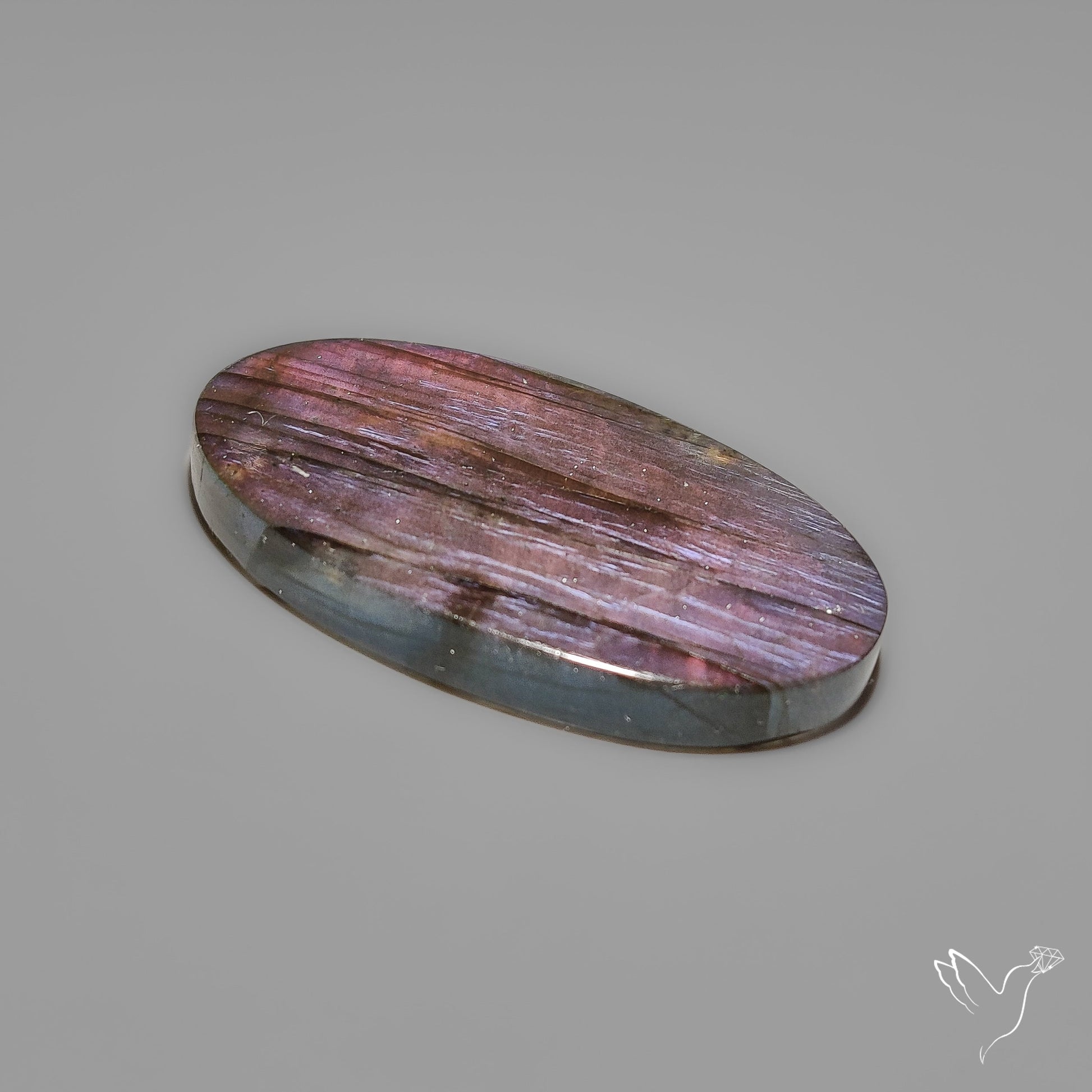 Purple Spectrolite Cabochon
